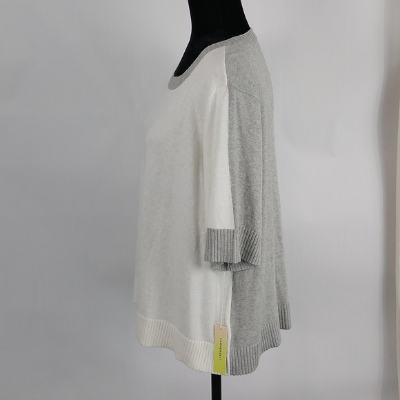 Summersalt The Colorblock Crew Short Sleeve Sweater - Picture 6 of 9